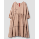 dress 55823 AVRIL Dust pink linen Ewa i Walla - 19