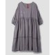 dress 55823 AVRIL Dim grey linen Ewa i Walla - 18