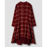 coat 66746 TUULA Red checked wool Ewa i Walla - 19