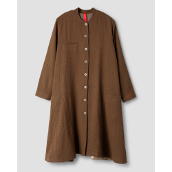 coat 66744 TILLA Brown wool Ewa i Walla - 1