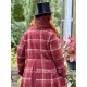 coat 66746 TUULA Red checked wool Ewa i Walla - 8