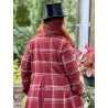 coat 66746 TUULA Red checked wool Ewa i Walla - 8