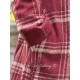 coat 66746 TUULA Red checked wool Ewa i Walla - 22