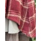 coat 66746 TUULA Red checked wool Ewa i Walla - 23