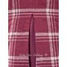 coat 66746 TUULA Red checked wool Ewa i Walla - 24