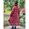 coat 66746 TUULA Red checked wool Ewa i Walla - 7