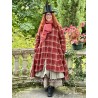 coat 66746 TUULA Red checked wool Ewa i Walla - 3