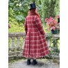 coat 66746 TUULA Red checked wool Ewa i Walla - 6