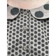 blouse 44919 ADELINA Walnut with polka dots cotton Ewa i Walla - 20