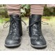 shoes 99180 EFFIE Black leather Ewa i Walla - 6