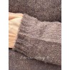 pullover 44949 RENATE Dark brown alpaca wool Ewa i Walla - 16
