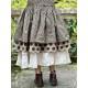 skirt 22194 EWA Walnut with polka dots cotton Ewa i Walla - 3