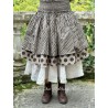 skirt 22194 EWA Walnut with polka dots cotton Ewa i Walla - 1