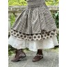 skirt 22194 EWA Walnut with polka dots cotton Ewa i Walla - 2