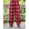 pantalon 11407 BOTVI laine à Carreaux rouges Ewa i Walla - 8
