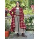 coat 66746 TUULA Red checked wool Ewa i Walla - 16