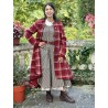 coat 66746 TUULA Red checked wool Ewa i Walla - 16