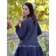 robe 55830 VENDELA jersey et coton Noir Ewa i Walla - 5