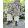 skirt 22192 TORUM Walnut with polka dots cotton Ewa i Walla - 2