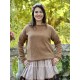 pullover 44949 RENATE laine alpaga Camel Ewa i Walla - 1