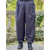 pants 11393 BOTVI Black cotton twill Ewa i Walla - 2