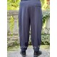 pants 11393 BOTVI Black cotton twill Ewa i Walla - 3