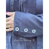 jacket 66740 ANNIKA Black cotton twill Ewa i Walla - 27
