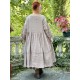 dress 55823 AVRIL Dust pink linen Ewa i Walla - 14