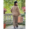 pants 11408 BOTVI Brown wool Ewa i Walla - 5