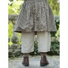 skirt 22192 TORUM Walnut with polka dots cotton Ewa i Walla - 9