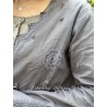 blouse 44947 VIOLET Dim grey dot organdie Ewa i Walla - 21