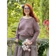 pullover 44943 TYRA jersey Mauve foncé Ewa i Walla - 20