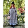 dress 55827 VALENTINA Dim grey dot organdie Ewa i Walla - 12