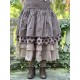 skirt 22194 EWA Dark mauve with polka dots cotton Ewa i Walla - 6
