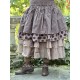 skirt 22194 EWA Dark mauve with polka dots cotton Ewa i Walla - 7