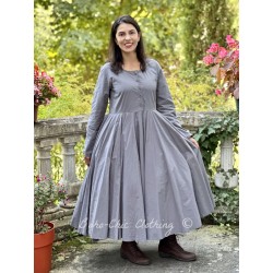 dress 55819 KARA Dim grey cotton
