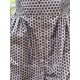 skirt 22192 TORUM Dark mauve with polka dots cotton Ewa i Walla - 17