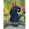 dress 55824 SANNY Black linen Ewa i Walla - 1