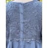 dress 55824 SANNY Dim grey linen Ewa i Walla - 9