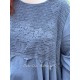 dress 55824 SANNY Dim grey linen Ewa i Walla - 11