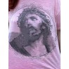 T-shirt Jesus Wept in Azalea Sunfade Magnolia Pearl - 14