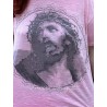 T-shirt Jesus Wept in Azalea Sunfade Magnolia Pearl - 16