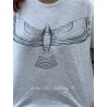 T-shirt Hawk in True Magnolia Pearl - 13
