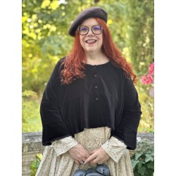 veste MERISIER velours Noir Les Ours - 1