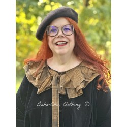 collar PAQUERETTE Cinnamon check cotton Les Ours - 1