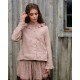 blouse 44928 GUNELL Dust pink linen Ewa i Walla - 2