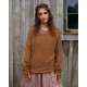 pullover 44949 RENATE laine alpaga Camel Ewa i Walla - 2