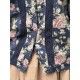 blouse ANETH Black floral cotton Les Ours - 17