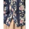 blouse ANETH Black floral cotton Les Ours - 17