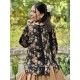 blouse ANETH Black floral cotton Les Ours - 2